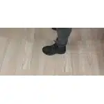 Botas de senderismo impermeables de ante negras photo review