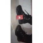 Botas de senderismo impermeables de ante gris photo review