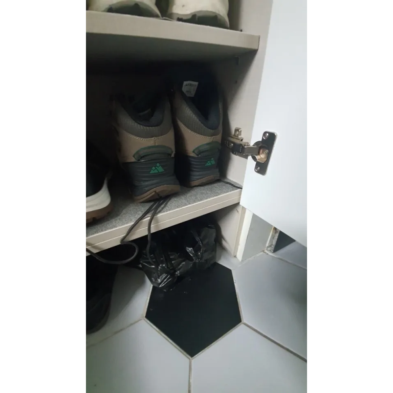 Botas de senderismo impermeables de ante negras photo review