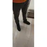 Botas de senderismo impermeables de ante negras photo review