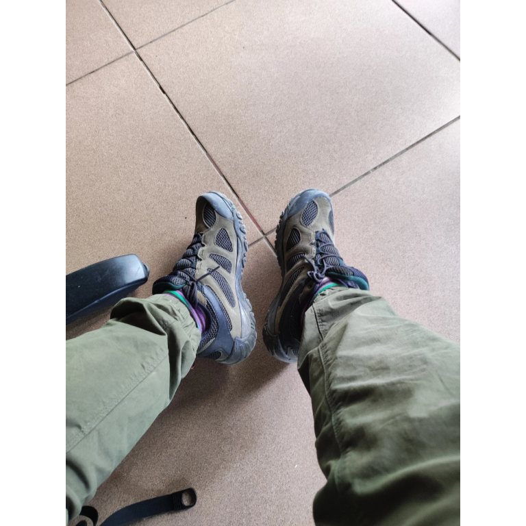 Zapatos tácticos de exterior Hikeup caqui photo review