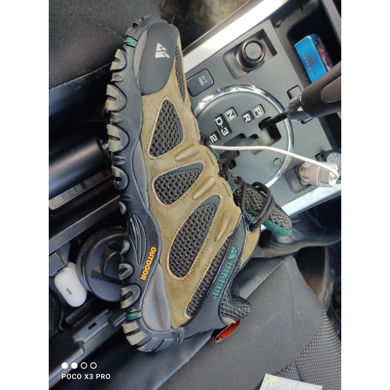 Zapatos tácticos de exterior Hikeup caqui photo review