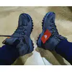 Botas de senderismo impermeables de ante gris photo review