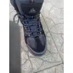 Botas de senderismo impermeables de ante negras photo review