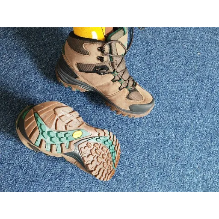 Botas de senderismo tácticas de ante impermeables marrón photo review