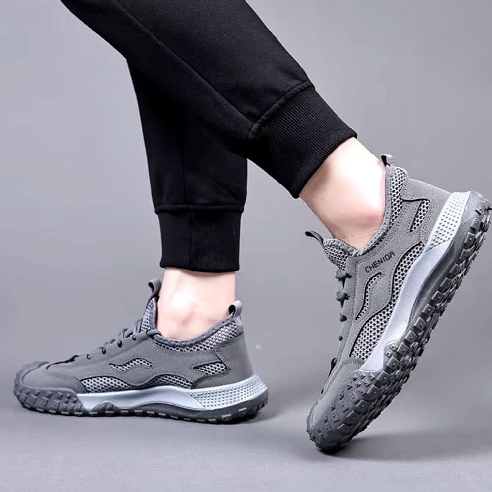 Zapatillas de entrenamiento militares grises - Imagen 4