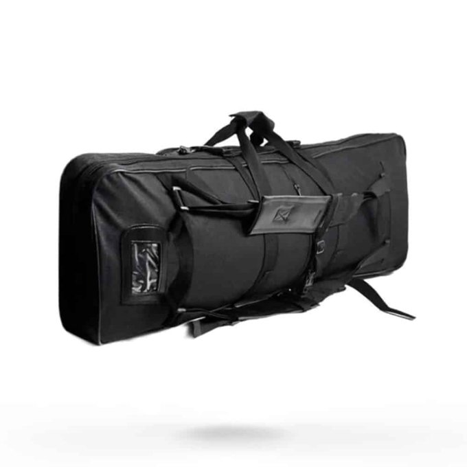 Bolsa de hombro táctica para rifle negra