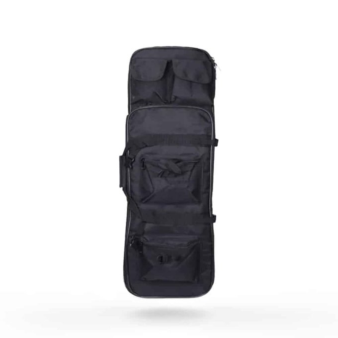 Bolsa de hombro táctica para rifle negra - Imagen 7