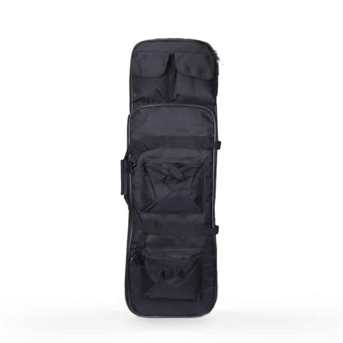 Bolsa de hombro táctica para rifle negra - Imagen 8