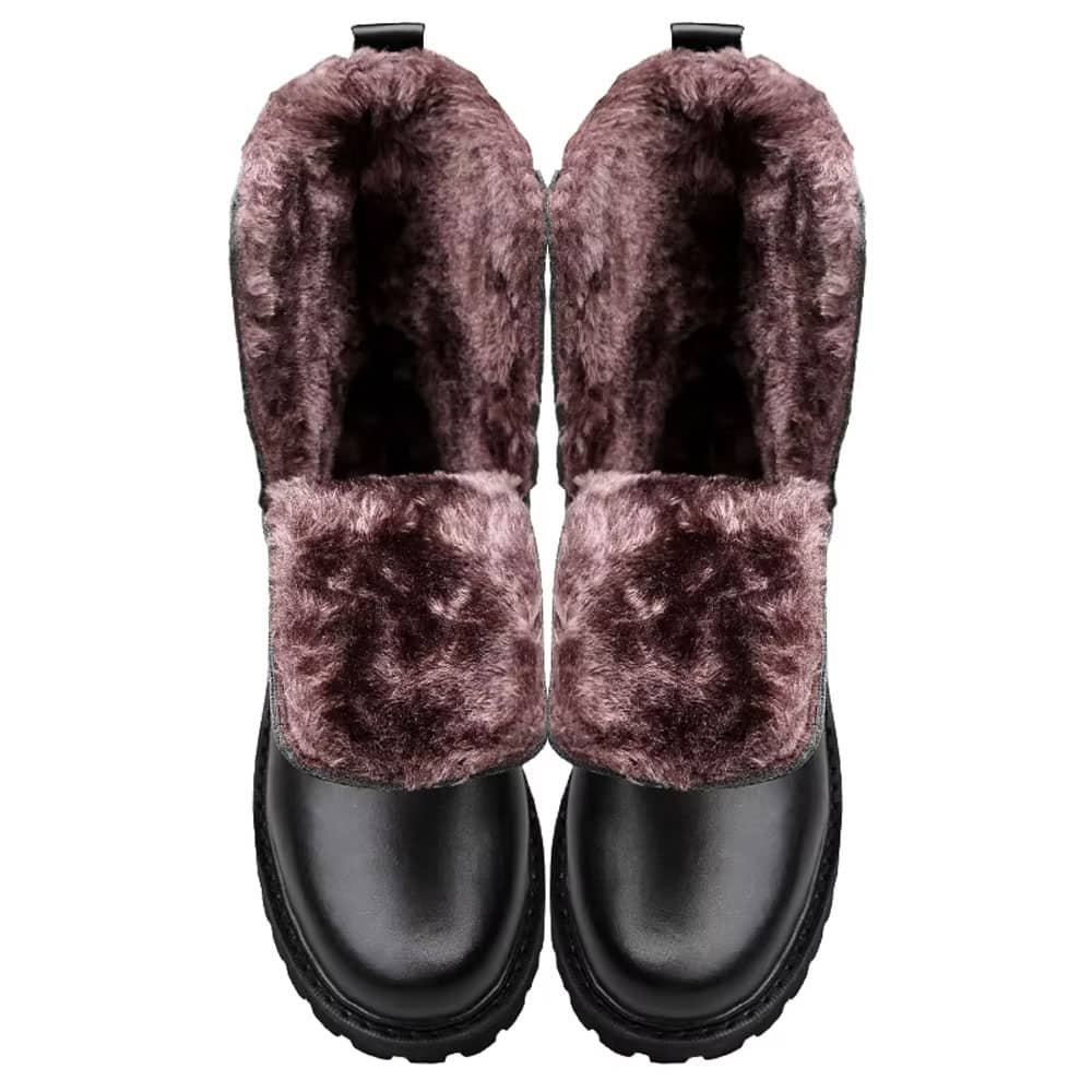 Botas de combate tácticas de cuero negro - Imagen 7