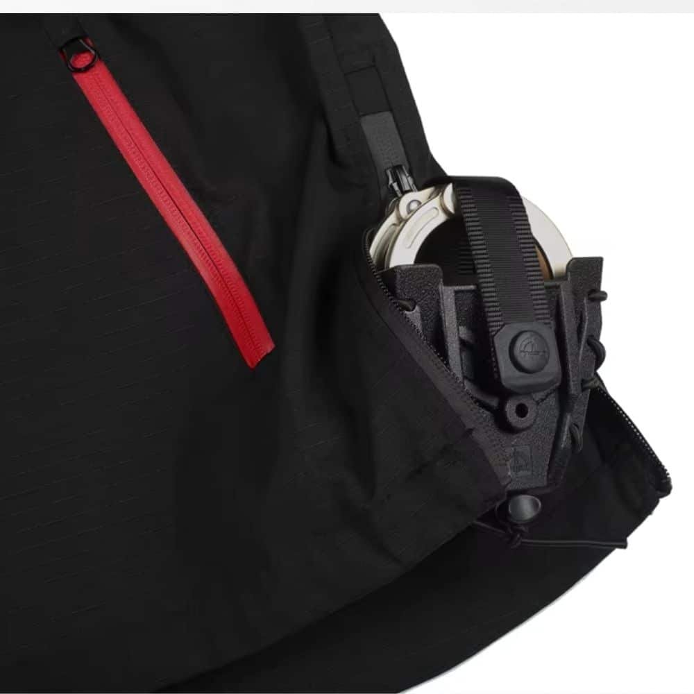 Chaqueta cortavientos táctica negra MCT - Imagen 3