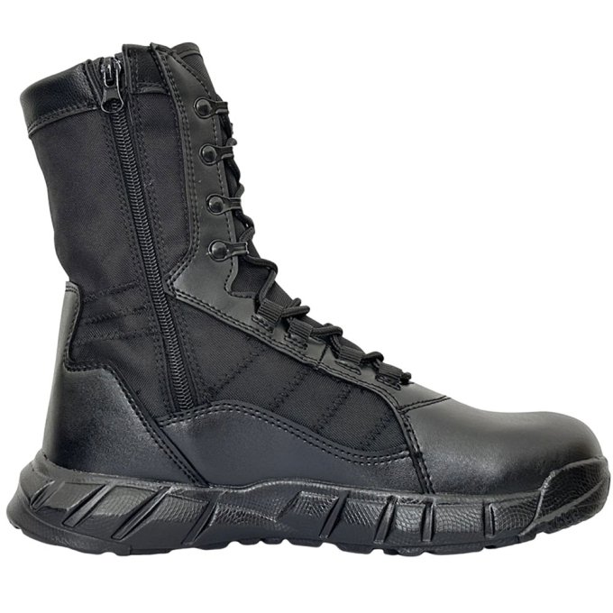 Botas tácticas negras con cremallera - Imagen 5