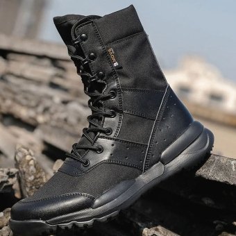 Botas tácticas transpirables negras