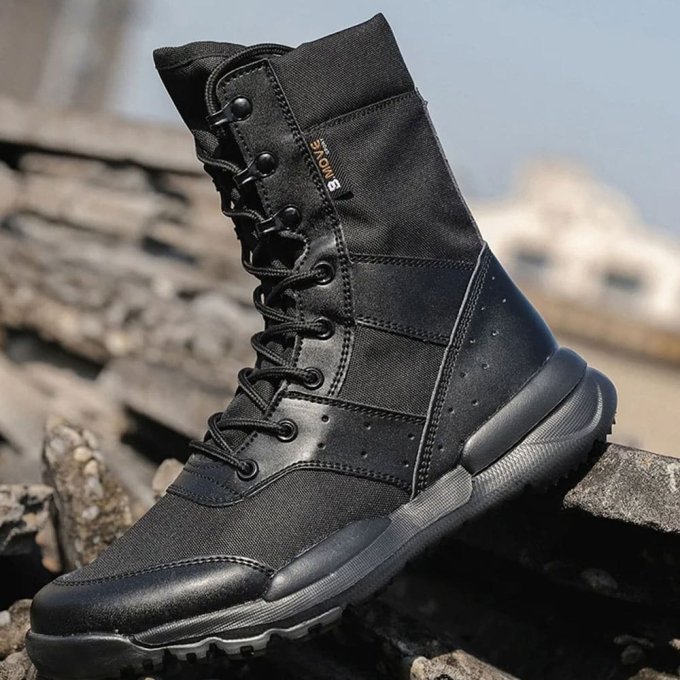 Botas tácticas transpirables negras