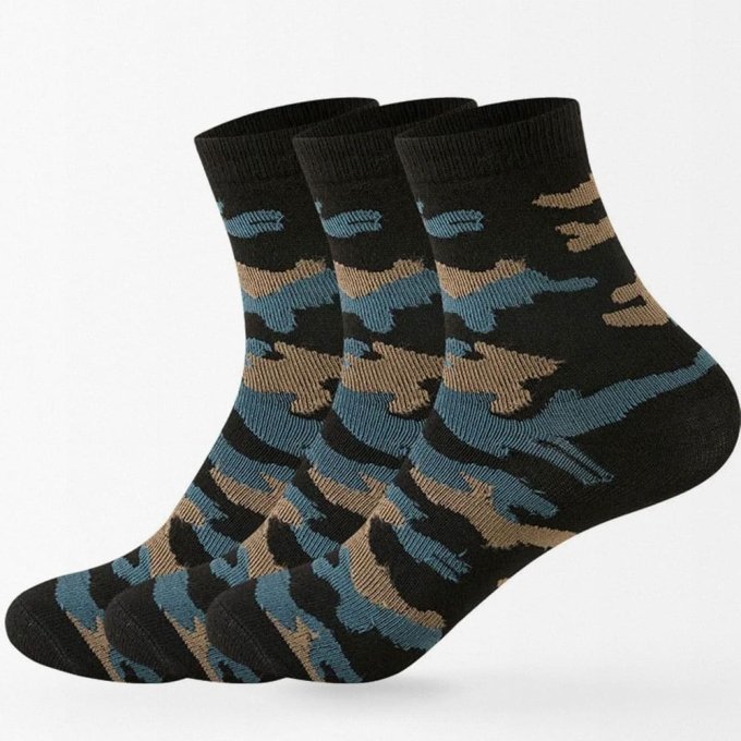 Pack de 5 calcetines tobilleros de camuflaje - Imagen 6
