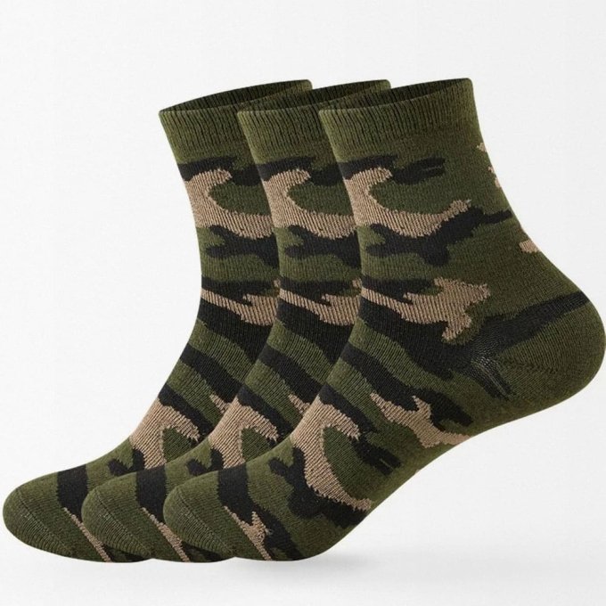 Pack de 5 calcetines tobilleros de camuflaje - Imagen 4