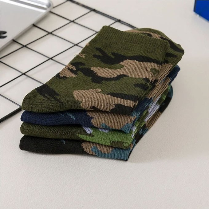 Pack de 5 calcetines tobilleros de camuflaje - Imagen 2