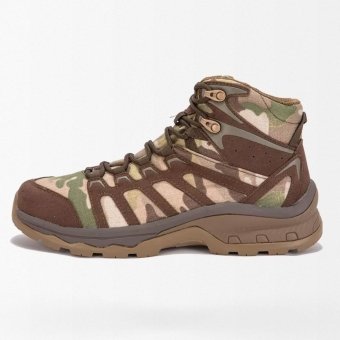 Botas tácticas media caña camuflaje Multicam