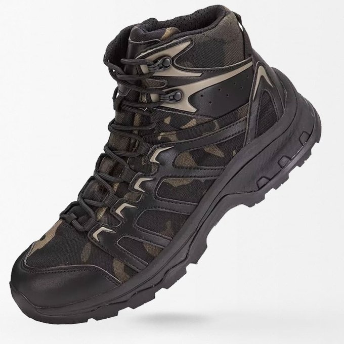 Botas tácticas de media caña Multicam Black - Imagen 2