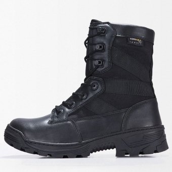 Botas tácticas de combate para senderismo negras