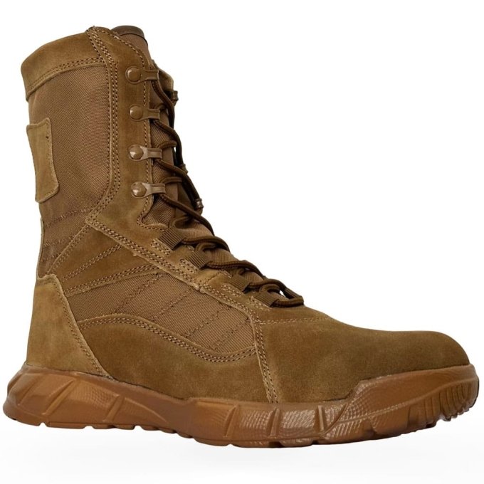 Botas tácticas color coyote con cremallera - Imagen 5