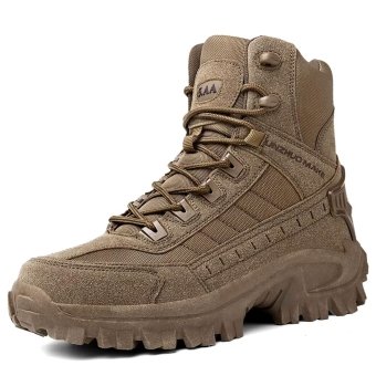 Botas de combate desérticas marrones