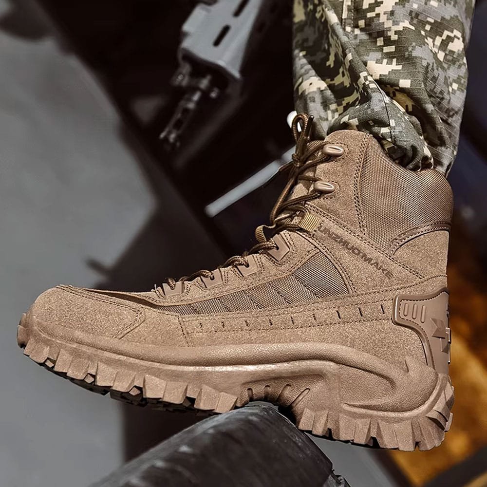 Botas de combate desérticas marrones - Imagen 4