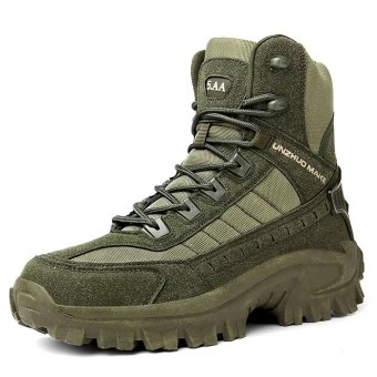 Botas tácticas de combate desierto verde oliva
