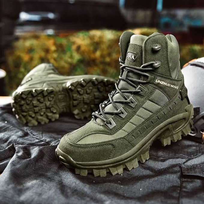Botas tácticas de combate desierto verde oliva - Imagen 5