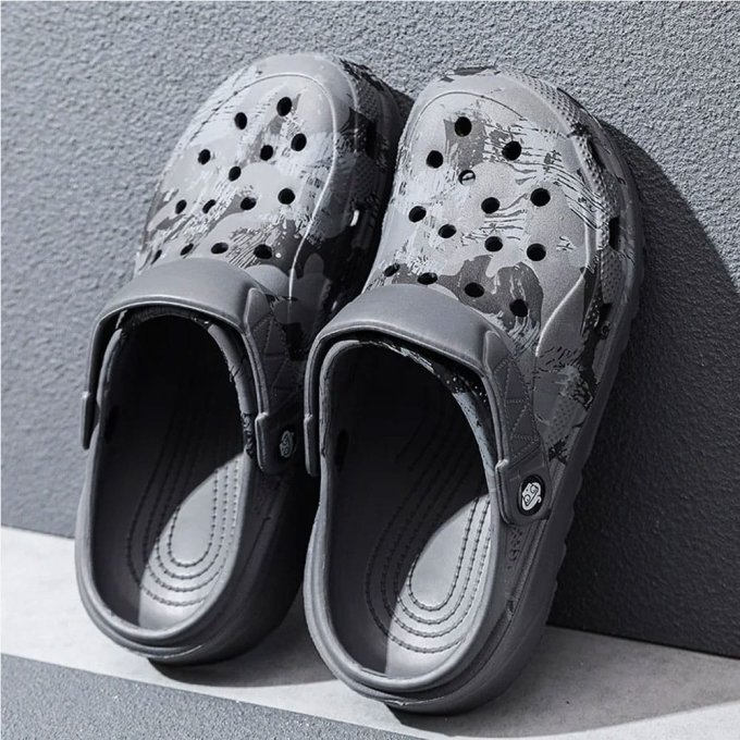 Crocs tácticos camuflaje gris - Imagen 2