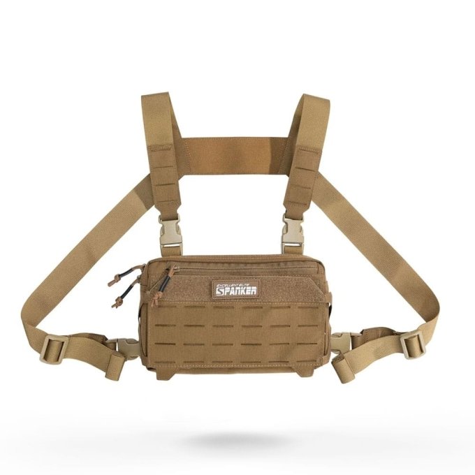 Bolsa táctica de pecho MOLLE con corte láser - Imagen 10