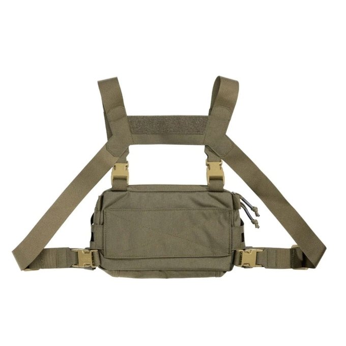 Bolsa táctica de pecho MOLLE con corte láser - Imagen 4