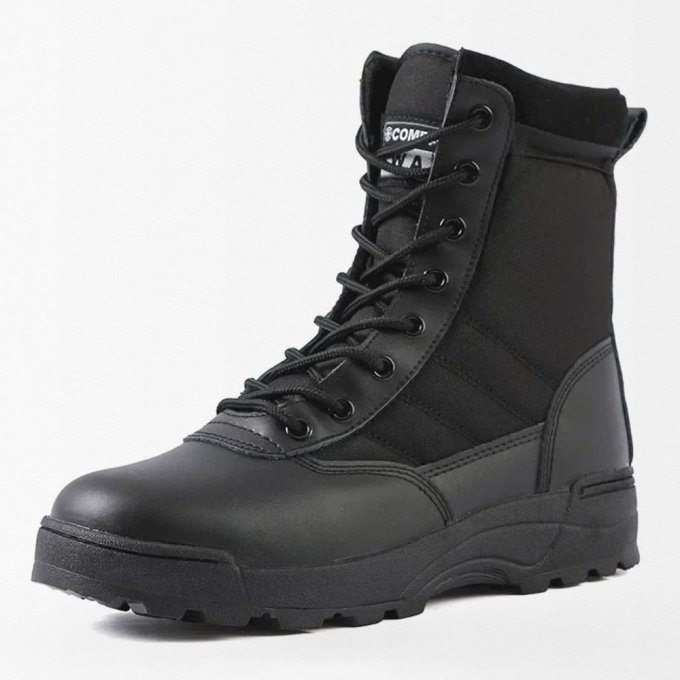 Botas tácticas ligeras con cremallera