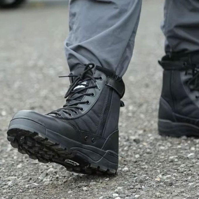 Botas tácticas ligeras con cremallera - Imagen 6
