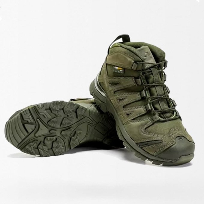 Botas tácticas de caña baja verde oliva - Imagen 4
