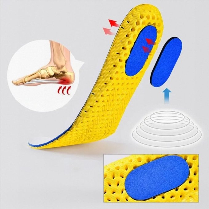 Pack de 3 plantillas viscoelásticas para botas de senderismo - Imagen 4