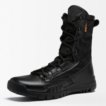 Botas tácticas ligeras negras para hombre