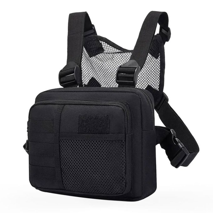 Bolsa táctica de pecho para hombre - Imagen 11