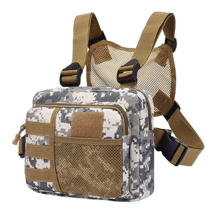 Bolsa táctica de pecho para hombre - Imagen 10