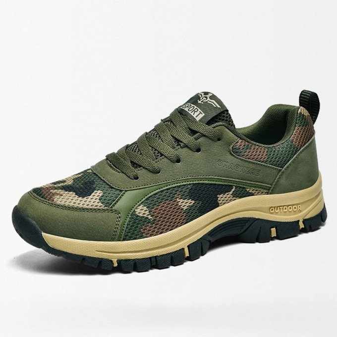 Zapatillas de entrenamiento con camuflaje militar