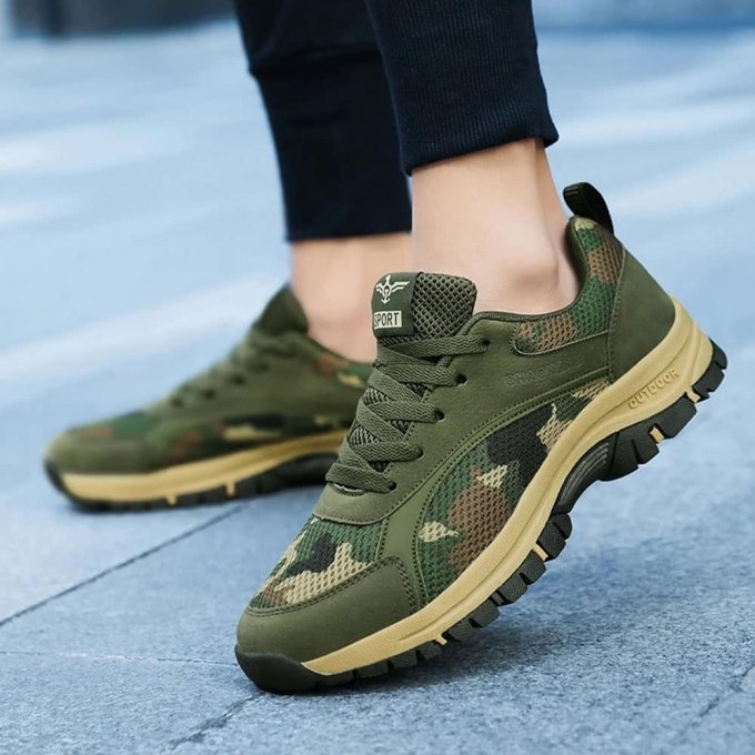 Zapatillas de entrenamiento con camuflaje militar - Imagen 3