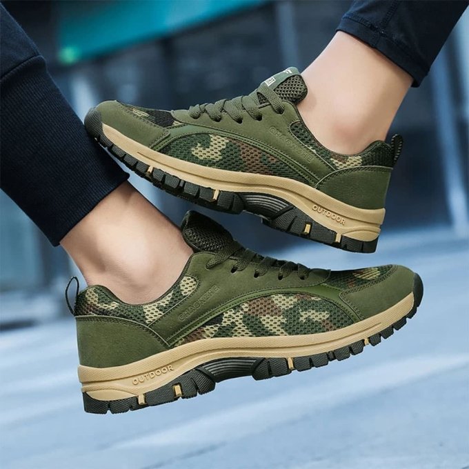 Zapatillas de entrenamiento con camuflaje militar - Imagen 2