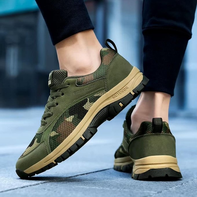 Zapatillas de entrenamiento con camuflaje militar - Imagen 4