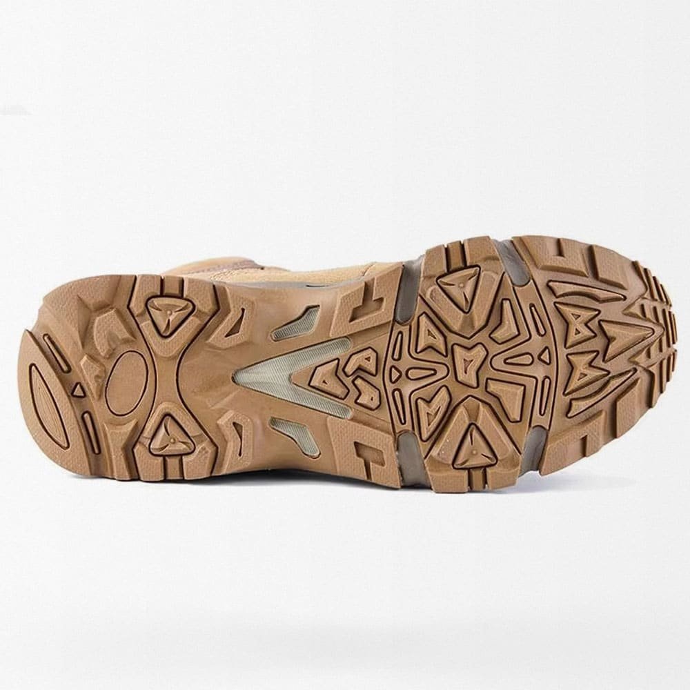 Botas militares tácticas con cordones beige desierto - Imagen 5