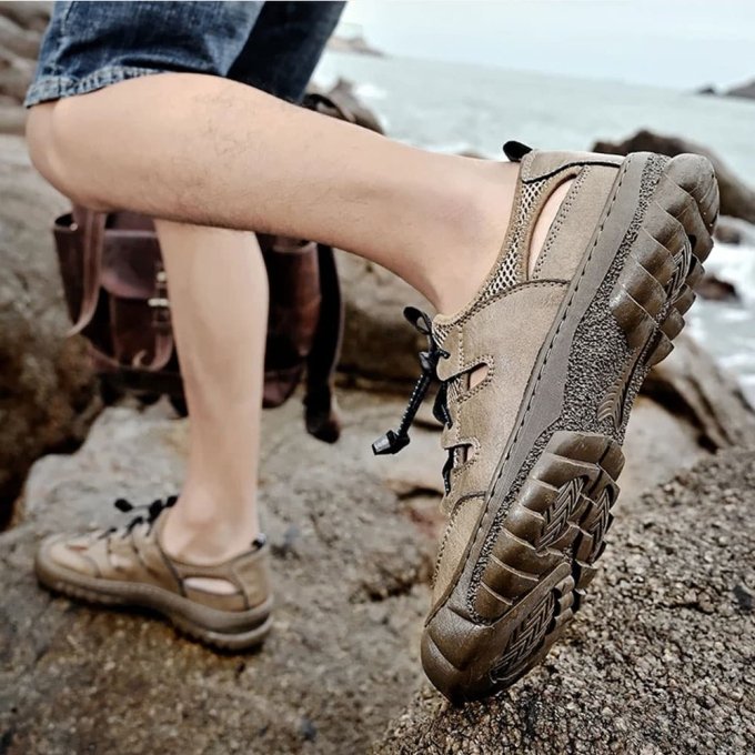 Sandalias tácticas para senderismo estilo militar Sapl - Imagen 3
