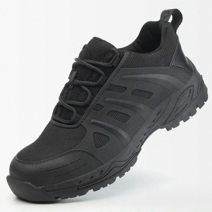 Zapatos tácticos negros QBH para policía
