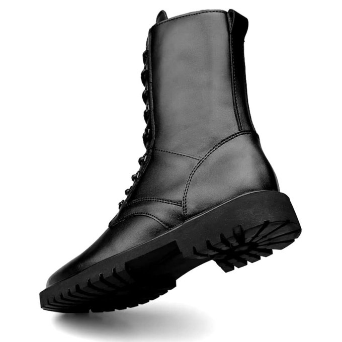 Botas de combate de cuero auténtico - Imagen 5