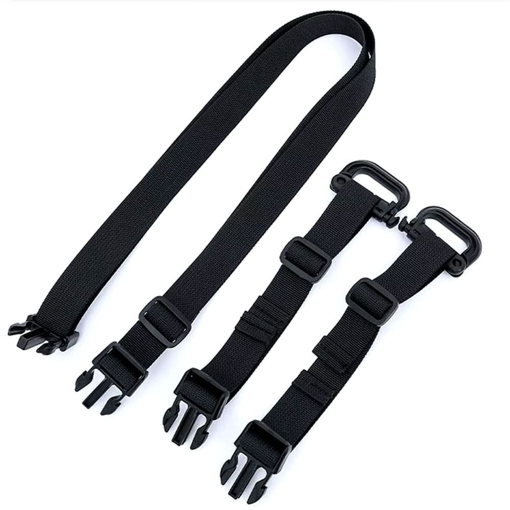 Bolsa táctica de pecho pequeña negra - Imagen 4