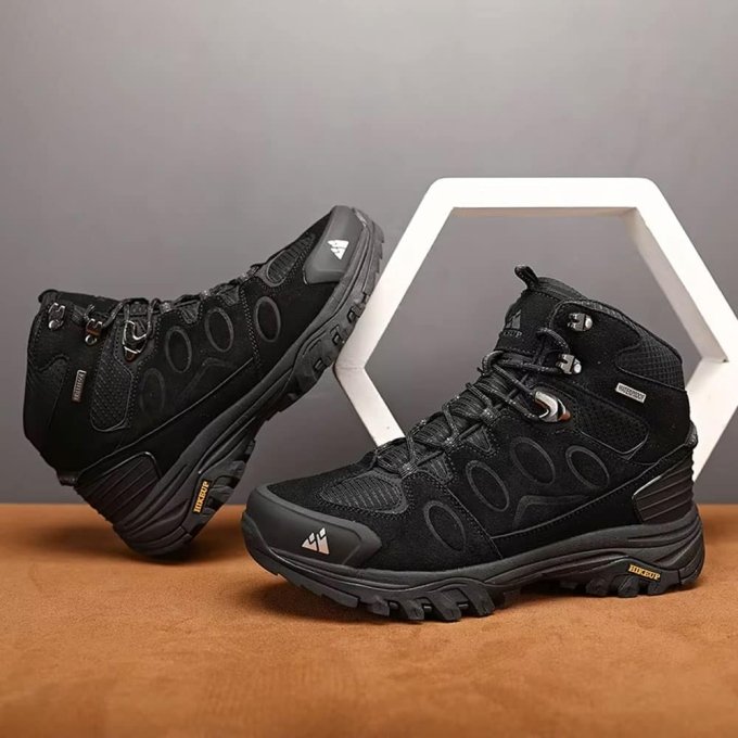 Botas de trekking en ante negro Hikeup - Imagen 2