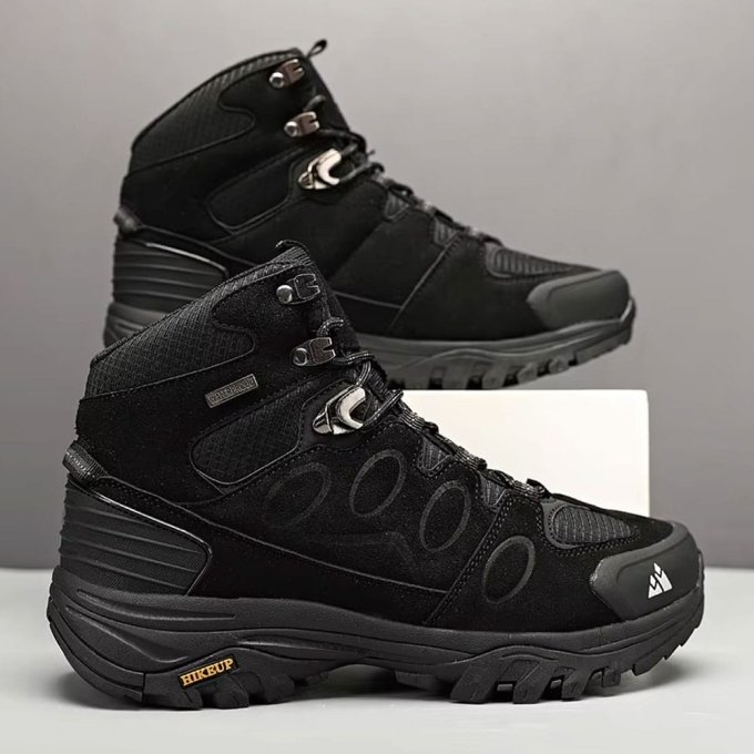 Botas de trekking en ante negro Hikeup - Imagen 5